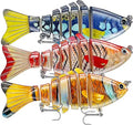 Keenjorika Fishing Lures Multi Jointed Fish Fishing Kits - front view